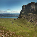 View from halfway up Applecross Pass.