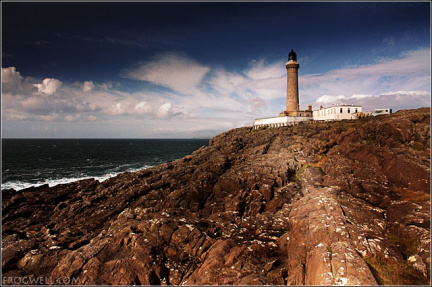 Lighthouse at the Point of Ardnamurchan.