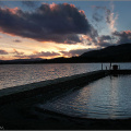 Sunset over Lake of Menteith