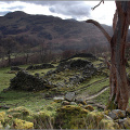 Remains of an old settlement Tirai, Glen Lochay
