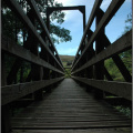 Shaky Bridge on the Glen Lednock circular walk