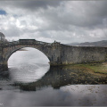 Disused bridge at the head of Loch Shira.