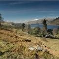 Loch Tay and Ben Lawers viewed from just above the village of Kenmore