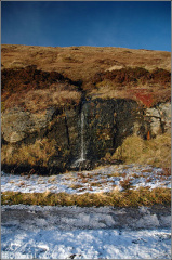 Small waterfall on Meall Garbh.