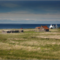 Derelict houses and Callakille on the Applecross Peninsula.