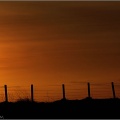 Sunset over Strathaven airfield.