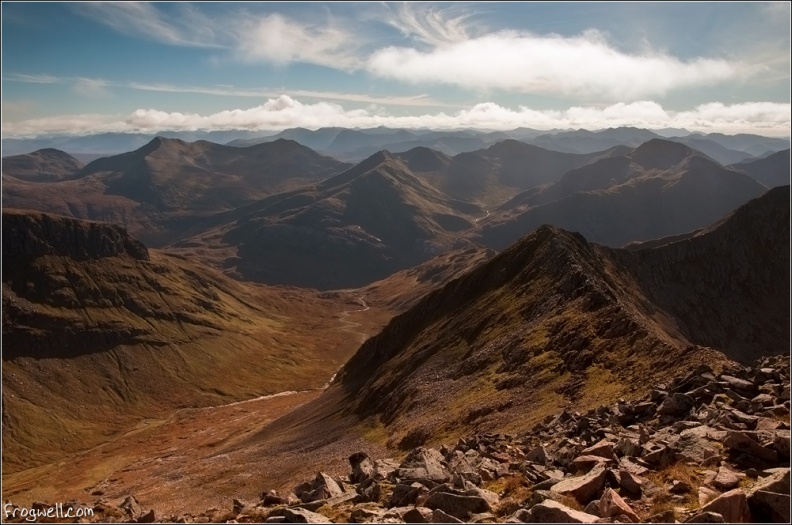 The Ring of Steall from The Carn Mor Dearg Arete