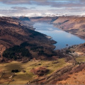 Loch Earn from the air