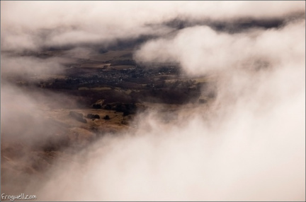 Comrie from above the clouds