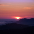 Sunset over the Summer Isles from Meall nan Ceapraichean