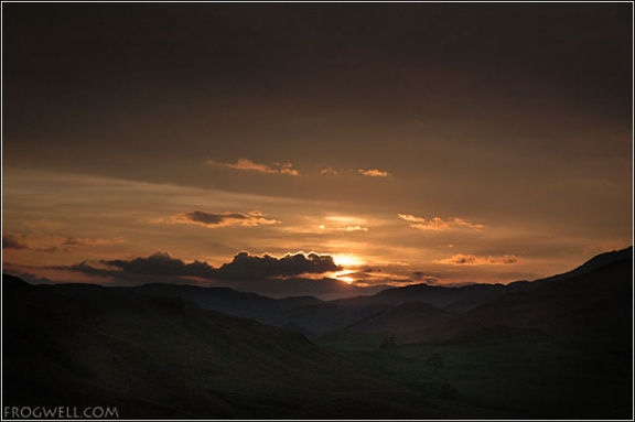 Glen Lednock Sunset