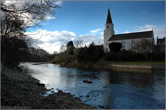 River Earn and the White Church, Comrie