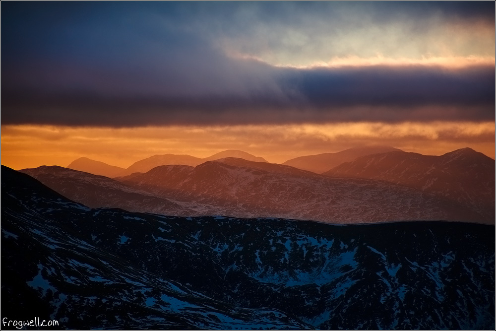 Looking West from Meall Corranaich